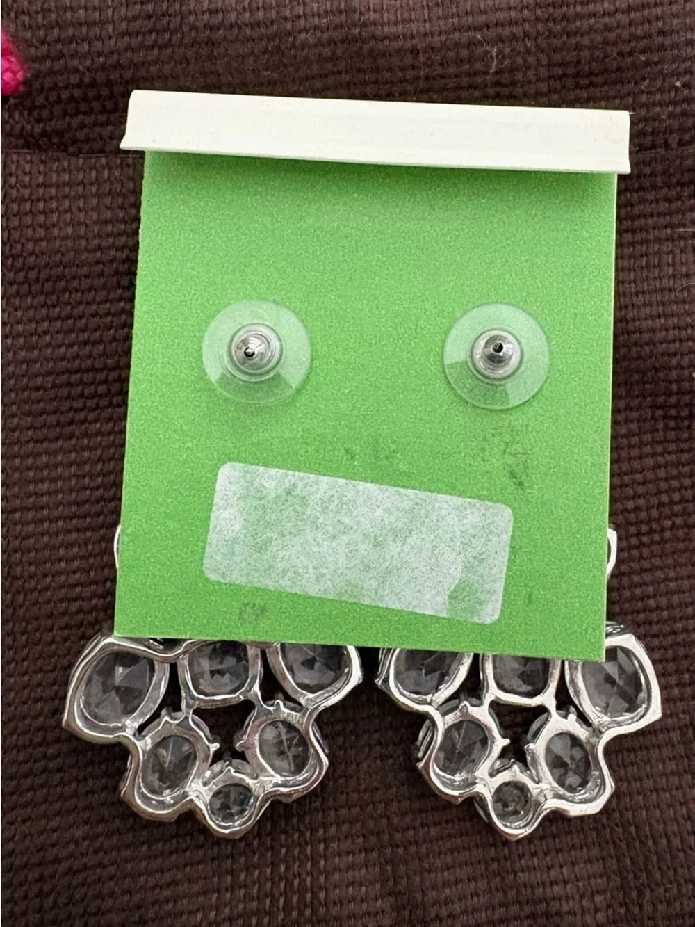 Kate‎ Spade New York Glitzy Gems Chandelier Drop Earrings Silver Bride Wedding